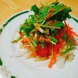 大根と人参と水菜のサラダ